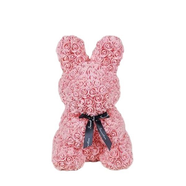 PE rose rabbit 50cm