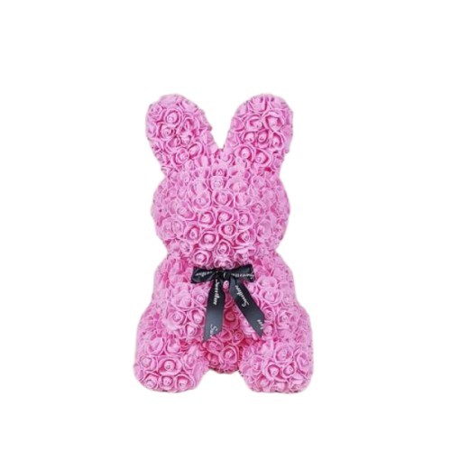 PE rose rabbit 50cm
