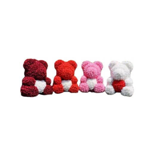 bear of roses with a heart-40cm