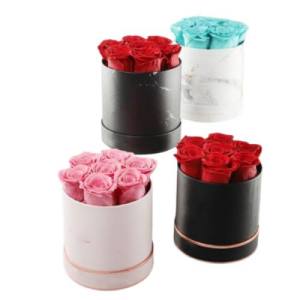 eternity roses in round box