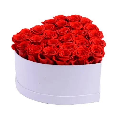 heart shape rose box