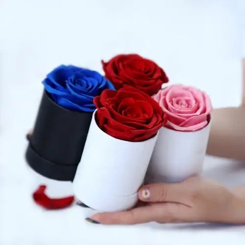 preserved rose with mini box 