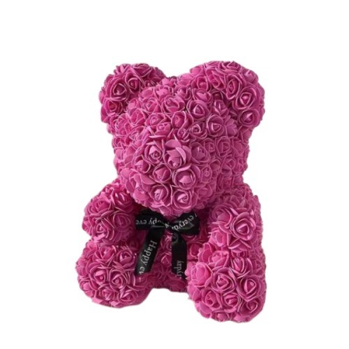 red bear of roses - 40 cm 