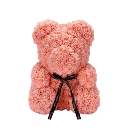red bear of roses - 40 cm 
