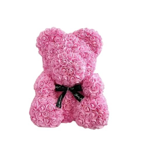 red bear of roses - 40 cm 