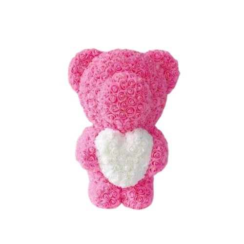 standing bear of roses 55 cm
